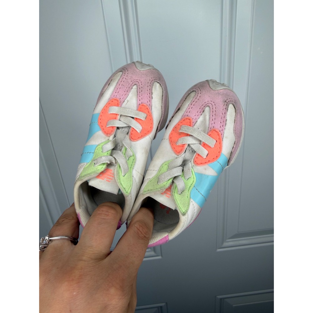 New Balance 327 Toddler Sneakers Multicolor Pink Blue IH327CH Size 6Toddler